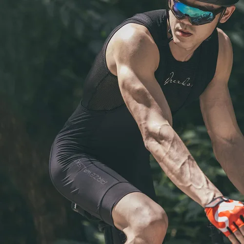 Miniatura 5 de Przewalski Mens Sleeveless Cycling Undershirt Quick Dry Bike Base Layer Vests Breathable Tops Bicycle Clothing