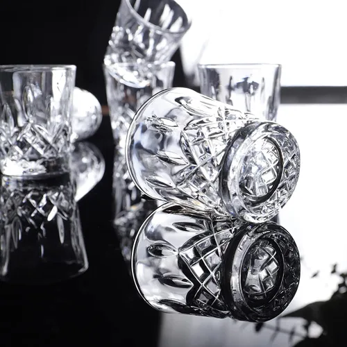 Miniatura 4 de JAIEF Vasos de chupito de tequila de 1.7 onzas con base pesada, vasos de cristal cordial (16)