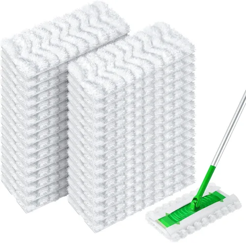 AIR U+ Almohadillas de trapeador seco para Swiffer Sweep and Mop, repuestos de barredora seca de servicio pesado para mascotas, paños de barrido