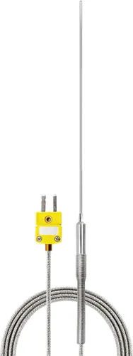 Miniatura 9 de PerfectPrime TL1914SL Sondas de sensor de temperatura de termopar tipo K de Inconel 600 flexibles -40~2012°F, 1mm / 300mm