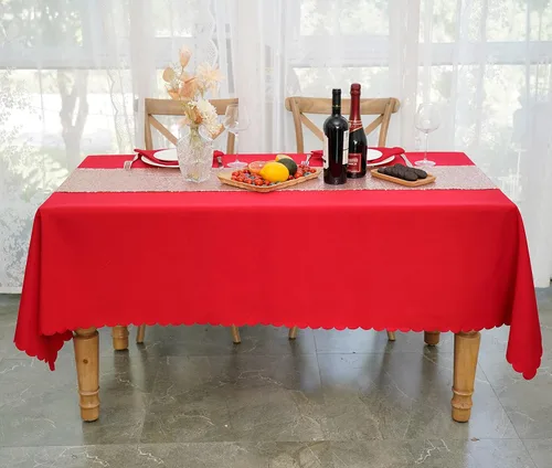 Miniatura 15 de JYFLZQ Mantel redondo negro de 70 pulgadas para mesas de 4 pies, lavable a máquina, duradero, tela de poliéster gruesa, para fiestas, banquetes