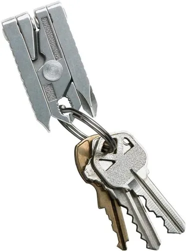 Miniatura 4 de Mini herramienta EDC multifuncional 3 en 1, destornillador de alicates herramienta de bolsillo de combinación plegable para pesca al aire libre