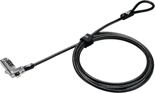 Kensington NanoSaver™ Candado combinado para laptop, cable de bloqueo de seguridad de computadora reiniciable para portátiles ultrafinos para HP
