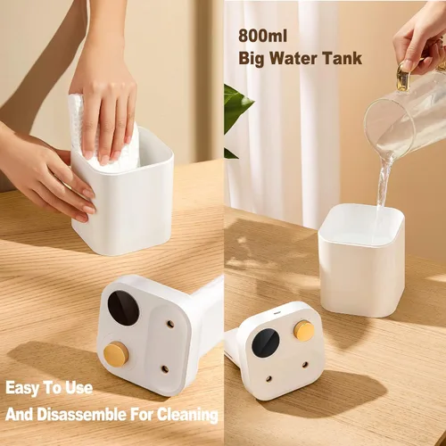 Miniatura 6 de Humidificador portátil inalámbrico para plantas, 27.1 fl oz, funciona con pilas, pequeños humidificadores de niebla fría para hasta 8 horas, Verde