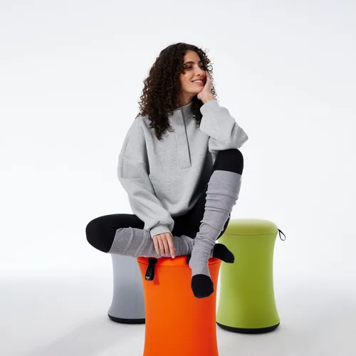 Miniatura 4 de TopJob Boba Chair - Elegante taburete oscilante activo, silla para TDAH, mejora la postura y la concentración, ergonómica con taburete ajustable