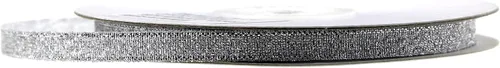 Miniatura 11 de Cinta metálica de tafetán de nailon, 25 yardas, 1-1/2-inch - Plata