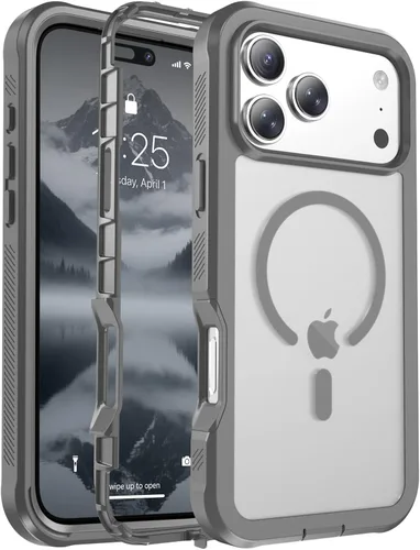 Miniatura 132 de jaroco - Funda magnética compatible con MagSafe para iPhone 11 de 6.1 pulgadas; protección de grado militar contra caídas, de doble capa
