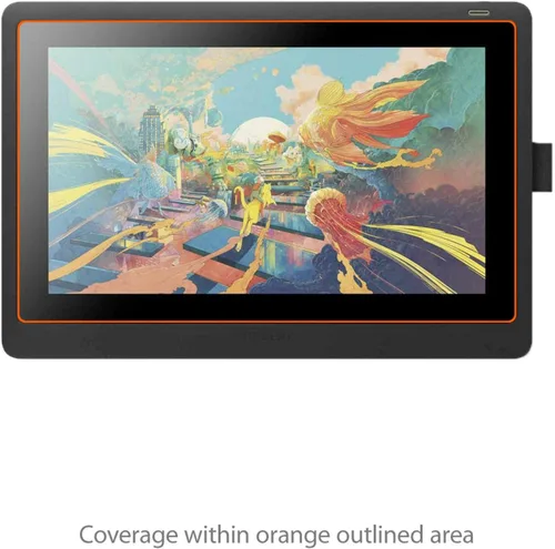 Miniatura 3 de BoxWave Protector de pantalla compatible con Wacom Cintiq 16 (DTK1660K0A) – ClearTouch Anti-reflejo (paquete de 2), antihuellas mate