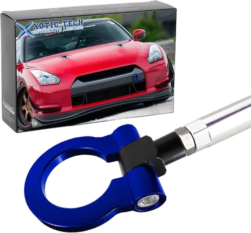 Miniatura 15 de JDM - Gancho de remolque para parachoques delantero y trasero de aluminio para Nissan 370Z GTR Juke Infiniti G37 QX70 FX35 Rojo