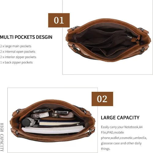 Miniatura 4 de Purses for Women Shoulder Handbags Hobo Bags Tote Bag