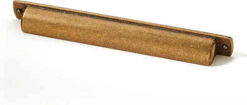 Miniatura 101 de khtumeware - Paquete de 10 pomos redondos de 1 pulgada (25 mm) de diámetro, acabado de latón antiguo, pomos de bola para alacena