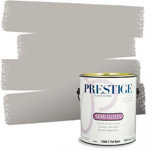 Miniatura 129 de PRESTIGE Paints - Pintura interior e imprimación en uno, 1 galón, cáscara de huevo, pimienta envejecida