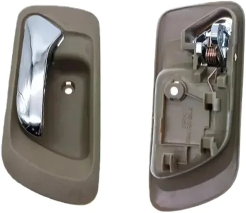 Miniatura 4 de Chrome & Beige Interior Door Handle - Direct Replacement for 1998-2002 Model Years(Left Front)