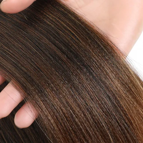 Miniatura 5 de Cabello trenzado preestirado, cabello trenzado degradado de 28 pulgadas, paquete de 8 extensiones de cabello trenzado de mezcla de colores sedosos