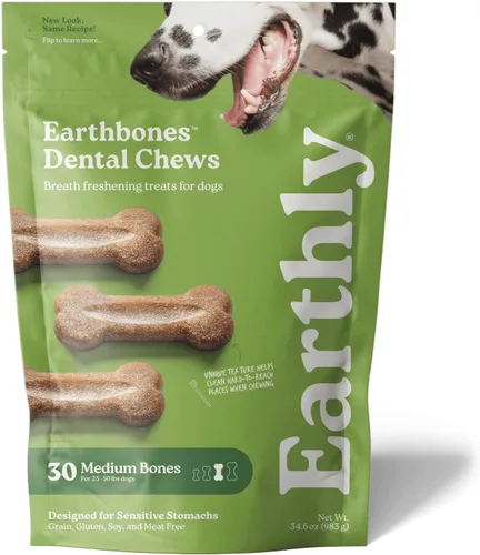 Miniatura 11 de Earthbones Dental para perros pequeños, 90 unidades (3 unidades)
