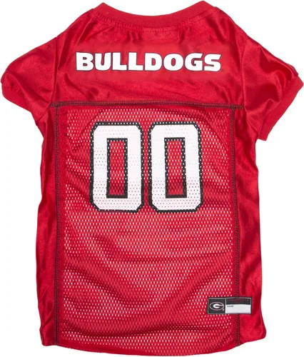 Pets First NCAA College Georgia Bulldogs Camiseta de Malla para PERROS Y GATOS, XX-Large. Camiseta para Perro con Licencia de tu Equipo