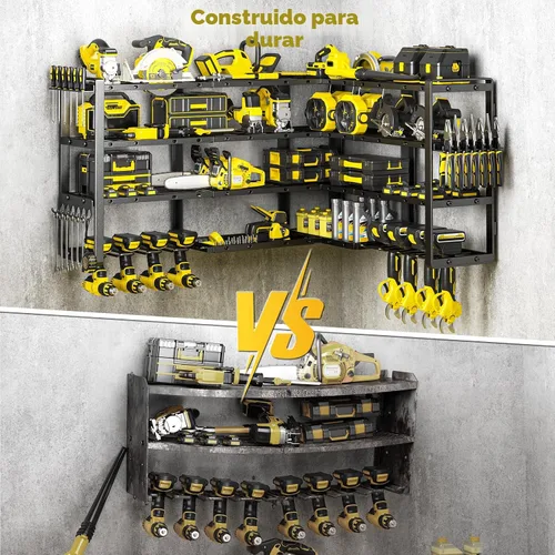 Miniatura 6 de POKIPO Organizador de herramientas eléctricas extra grande de 64 pulgadas de ancho, capacidad de carga de 1000 libras, estante de almacenamiento