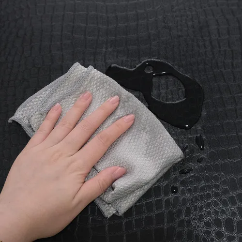 Miniatura 2 de Papel tapiz de cocodrilo para despegar y pegar, papel adhesivo negro texturizado para pegar autoadhesivo, extraíble para dormitorio, mesa de baño