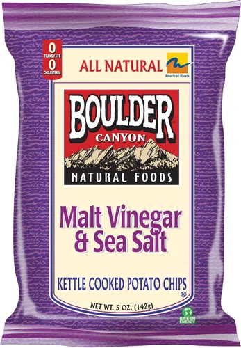 Miniatura 18 de Boulder Canyon, papas fritas Canyon Cut con aceite de aguacate, sal y pimienta, 5.25 onzas