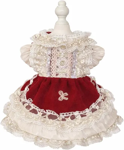 Miniatura 25 de Moda Vestido de Princesa de Chifón para Perro Dulce Cachorro para Perro EXTRAL Pequeño y Perro Pequeño Rosa M