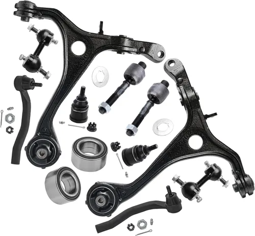 Miniatura 20 de Detroit Axle - Kit de extremo delantero RWD para Chrysler 300 Dodge Challenger Charger Upper Lower Control Arms rótulas de rodamiento de rueda Bujes