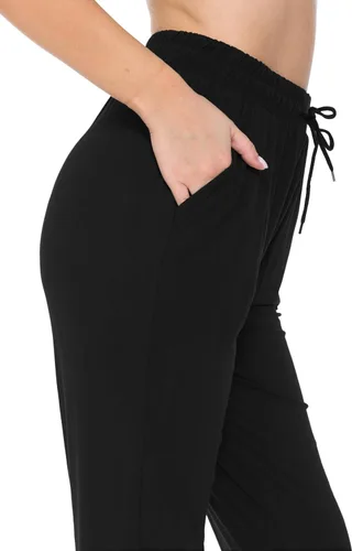 Miniatura 5 de Leggings Depot - Pantalones deportivos de calce relajado para mujer, con bolsillos y puños, ideales para yoga y entrenamiento