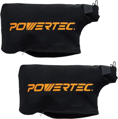 Miniatura 13 de POWERTEC Bolsa colectora de polvo para sierra ingletadora de 7-1/4 pulgadas, 8-1/2 pulgadas, se adapta a puertos de polvo nominales de 1-1/2