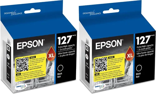 Miniatura 7 de EPSON 127 DURABrite Ultra Tinta Negra Cartucho para NX-530, NX-625, WF-3520, WF-3530, WF-3540, WF-545, WF-60, WF-630, WF-633, WF-635, WF-645