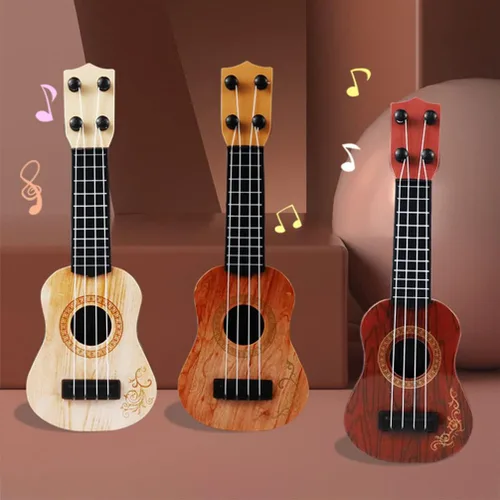 Miniatura 7 de STOBOK Juguete musical de guitarra para niños, mini ukelele clásico, instrumento educativo musical para niños, principiantes, escuela