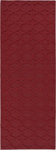 Miniatura 67 de Garland Rug Sparta - Alfombra antideslizante de polipropileno de 2 pies x 12 pies, color negro, ideal para salas de estar y pasillos, elegante