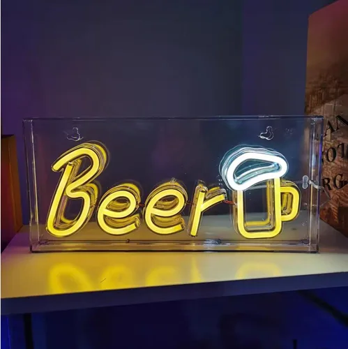 Miniatura 4 de Letrero de neón de arcoíris para bebé, letrero de neón de bebé estable alimentado por USB, luces de neón arílicas 3D para dormitorio de niños, baby