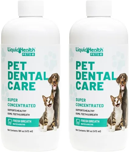 Miniatura 8 de LIQUIDHEALTH Aditivo de agua para el cuidado dental de mascotas para perros y gatos, ambientador de acción rápida para el mal aliento de mascotas