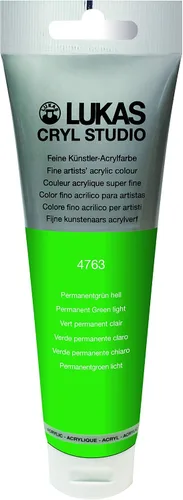 Miniatura 142 de Lukas CRYL Studio Artist - Pintura acrílica para artistas, Alizarín Carmesí, tubo de 125 ml - Pinturas acrílicas de alto pigmento para pintura