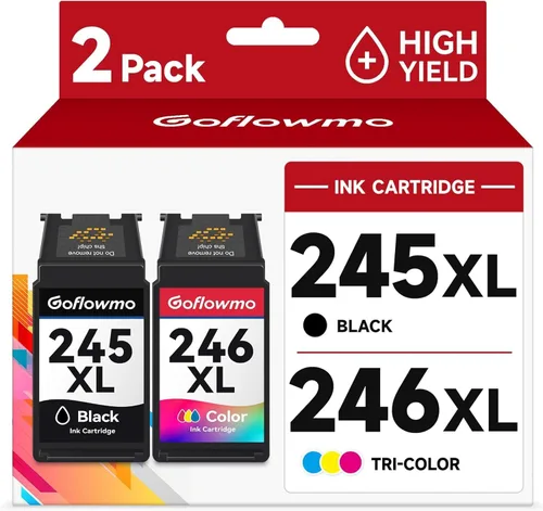 Cartucho de tinta PG-245XL CL-246XL de repuesto para Canon 245XL 246XL 245 246 Alto rendimiento para PIXMA MG2525 MG3022 MX490 TS202 TS3322 TR4520