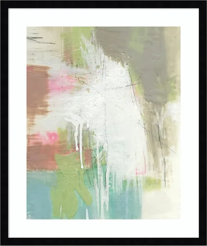 Miniatura 17 de Amanti Art Framed Wall Art Print 33x26 Retro Splash I by Jennifer Goldberger, Abstract Wall Art, Modern Contemporary Decor, Large Poster Painting