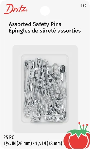 Miniatura 7 de Dritz 1470 Alfileres de Seguridad, Tamaño 1 (200 Unidades), Níquel