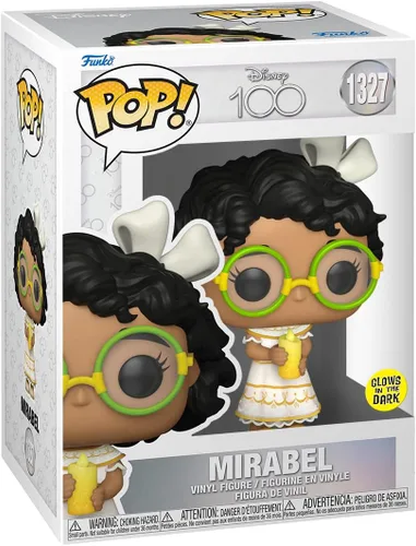 Miniatura 2 de Funko Pop! Disney: Disney 100 – Mirabel – Brilla en la oscuridad – Figura de vinilo coleccionable – Idea de regalo – Producto oficial – para niños