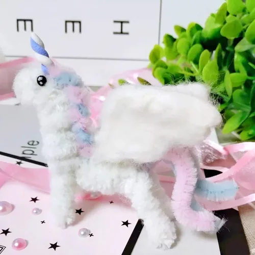Miniatura 4 de 400 limpiapipas de felpilla blanca para decoración de manualidades (0.236 in x 12 pulgadas)