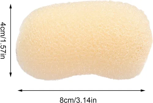 Miniatura 4 de Esponja para aumentar el volumen del cabello, almohadilla de esponja para el cabello con clip BB, práctica esponja para el cabello, fácil de usar