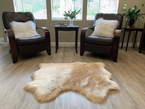 Miniatura 43 de LAMBZY Alfombra de pelo de oveja sintética, hipoalergénica, súper suave, sedosa para sala de estar, habitación de los niños, sofá