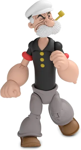 Miniatura 14 de Boss Fight Studio Bluto Popeye The Sailor Man Classics Wave 1 Figura de acción coleccionable – Figura altamente articulada con accesorios que