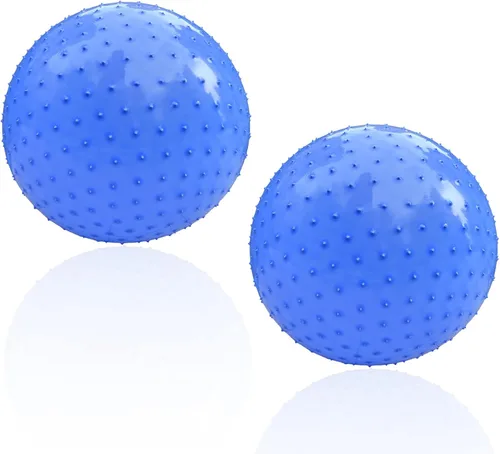 Miniatura 12 de Bola de Ejercicio Sensorial Grande para Niños, Paquete de 2 Bolas de Ejercicio 33.5" 85CM Hinchables para Niños Pequeños, Grandes Juguetes Inflables