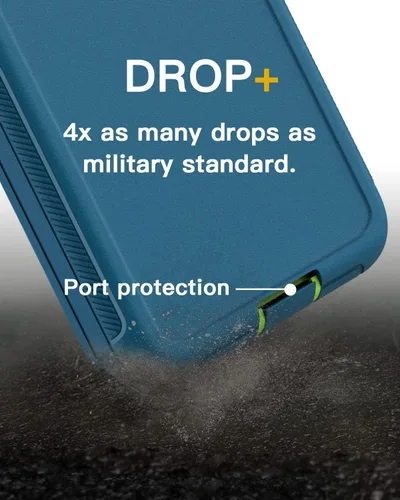 Miniatura 4 de AICase Funda para Galaxy A53 5G, resistente protección contra caídas, cuerpo completo, a prueba de golpes, a prueba de polvo, militar, resistente
