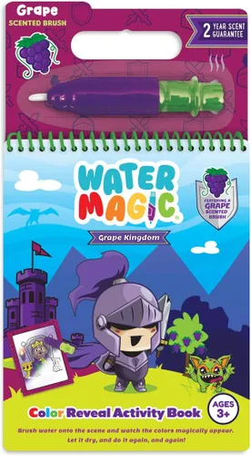 Miniatura 7 de Scentco Water Magic - Libros de actividad reutilizables con aroma gourmet patentados Scentco Water Reveal - Sin desorden, todo diversión