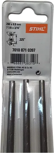 Miniatura 2 de Stihl 5605-750-4304 Afilador de motosierra y 7010-871-0397 paquete de 3 fichas de repuesto