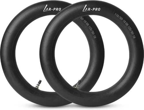 Miniatura 24 de AR-PRO - Paquete de 2 tubos interiores para motocross de 3.00/3.50-12 pulgadas con vástago de válvula TR4, tubos interiores de repuesto