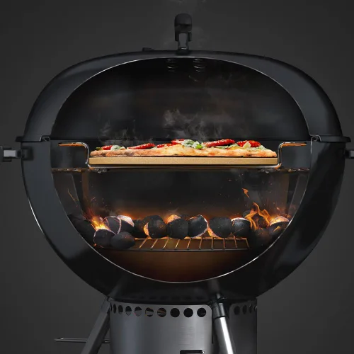Miniatura 5 de Weber Sistema de Barbacoa Gourmet Piedra para Pizza con Soporte Portátil, 16.7" de Largo