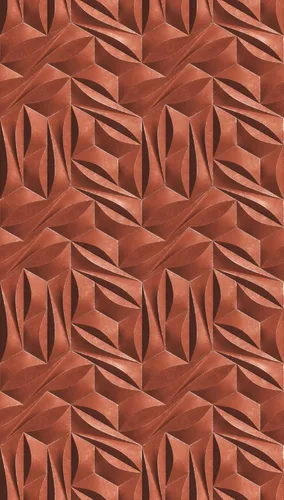 CONCORD WALLCOVERINGS ™ Papel tapiz geométrico para pared, diseño de hexágonos de dormitorio, cobre, 63 pulgadas de ancho x 110 pulgadas de alto, 3