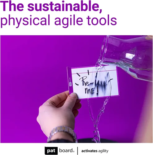 Miniatura 6 de Scrum and Kanban Tools, kit de etiquetas de instrucción magnéticas para tablero.