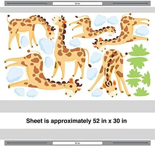 Miniatura 2 de Tower of Giraffes Wall Decal Set by Chromantics